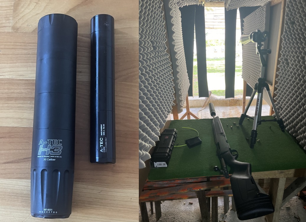 Mini tesztcikk: A-Tec H3 hangtompító .308 Win. puskával