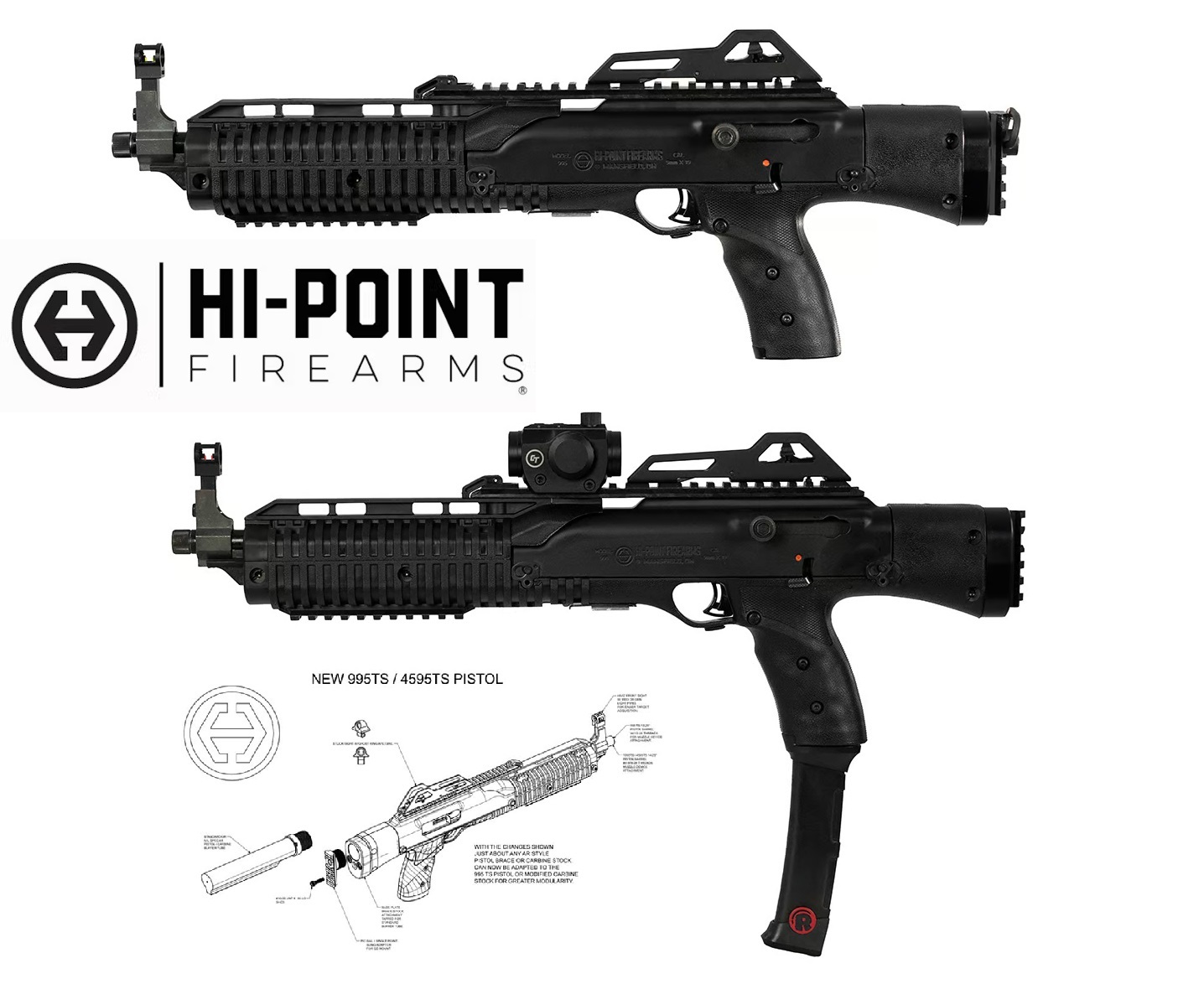 Hi-Point PCC-k pisztollyá vágva, avagy a nagyon szegény ember MP7-je