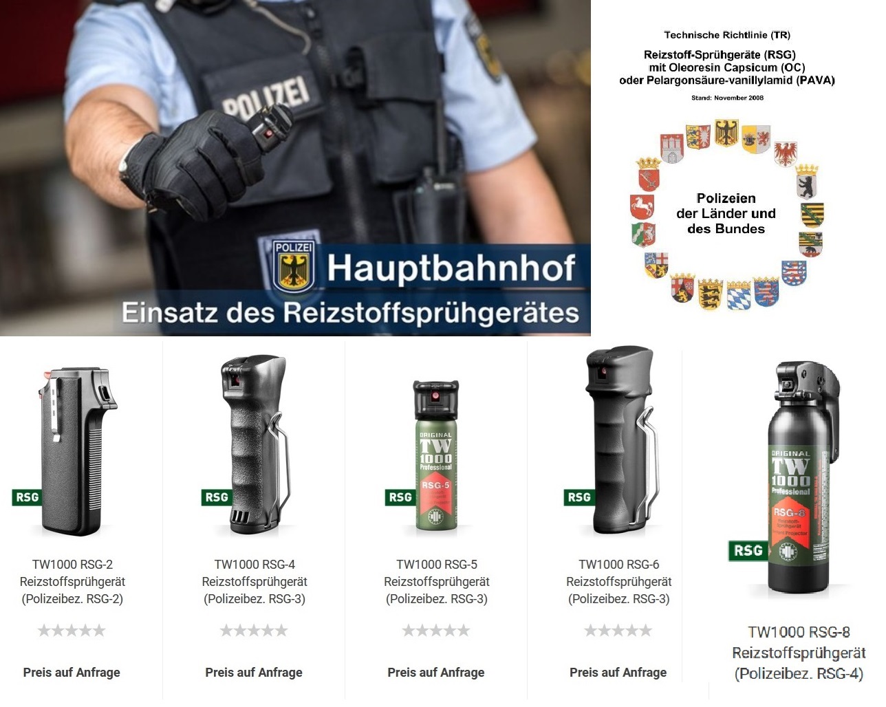 Mivel fúj le a germán Polizei?