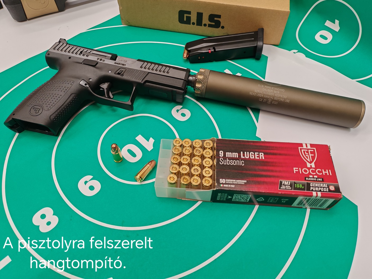 Csak csendben, csak halkan… (CZ P-10C OR SR + G.I.S. Psr9 Standard hangtompító)