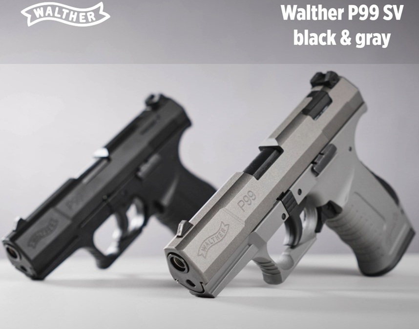 Újra gyártásba került a Walther P99 SV acélszános gázpisztoly