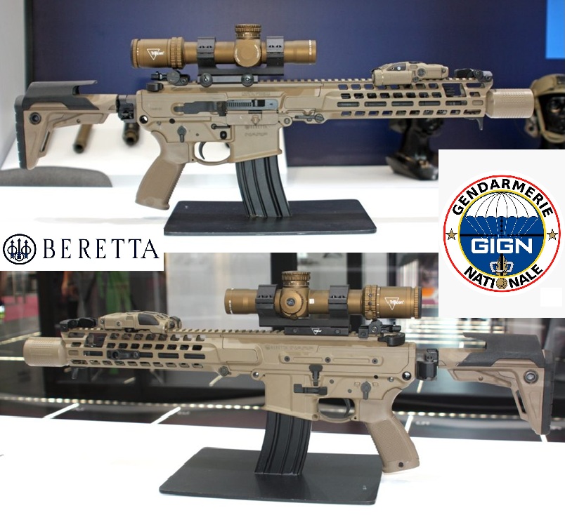 Beretta Narp Praetorian gépkarabély a francia Gign számára