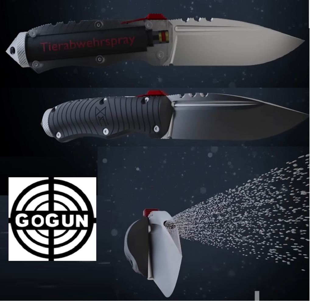 Újabb Jörg Sprave-féle ötlet: GoGun Tierabwehrmesser