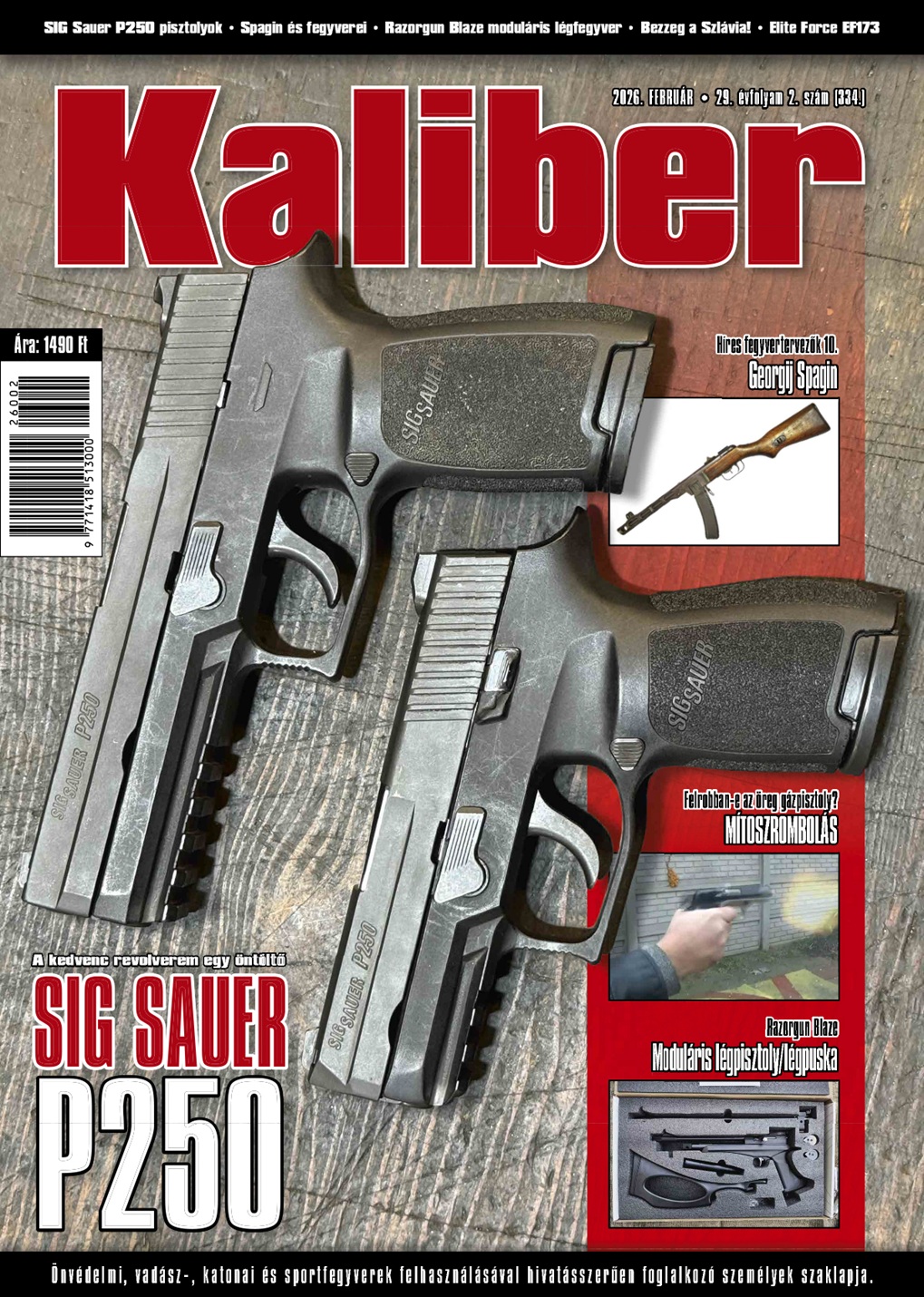 Új! Kaliber 2026/február (334.)