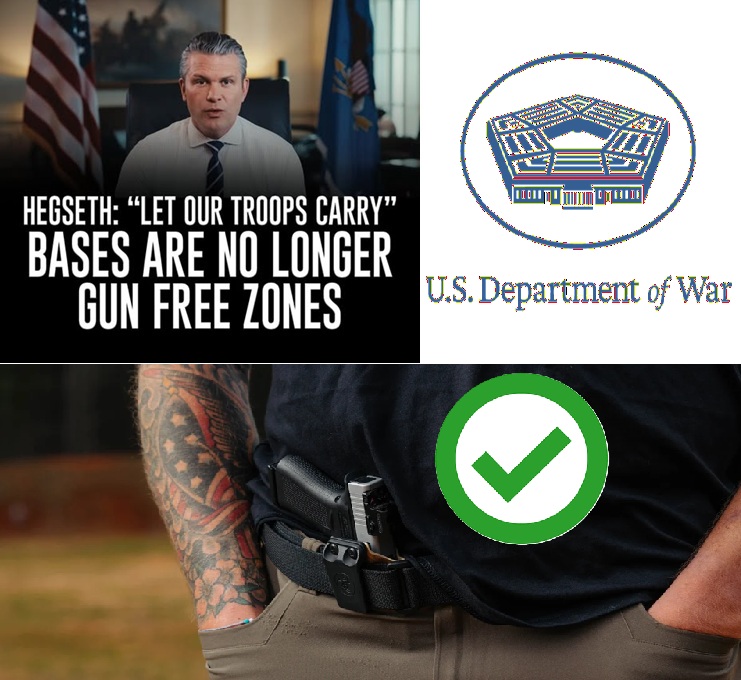 Amerikai haderő: legális lesz privát fegyvert viselni a katonai bázisokon