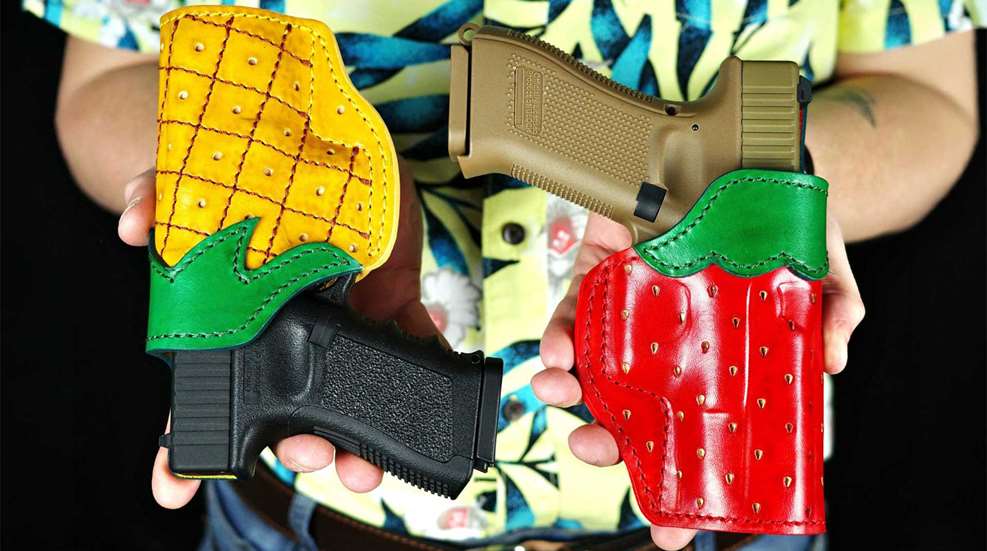 Falco Holsters: Ananász és Eper mintás fegyvertokok