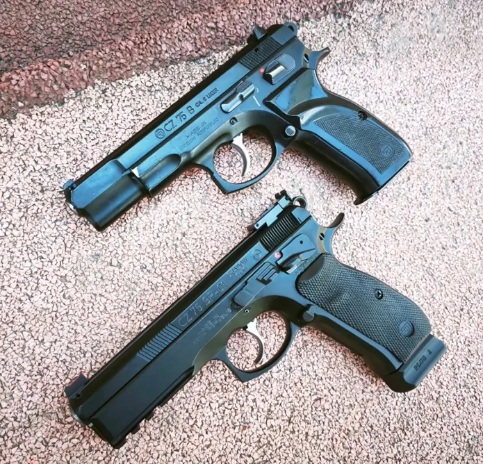 CZ75B vs. CZ75 SP 01 Shadow1 - azonosságok és különbségek