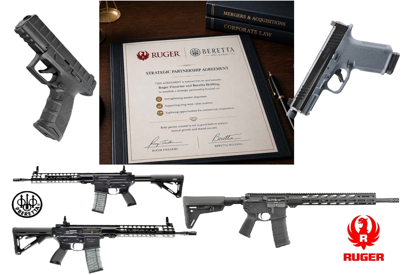 Megállapodtak a fegyveripari óriások: a Beretta 25%-ot szerez a Ruger-ben