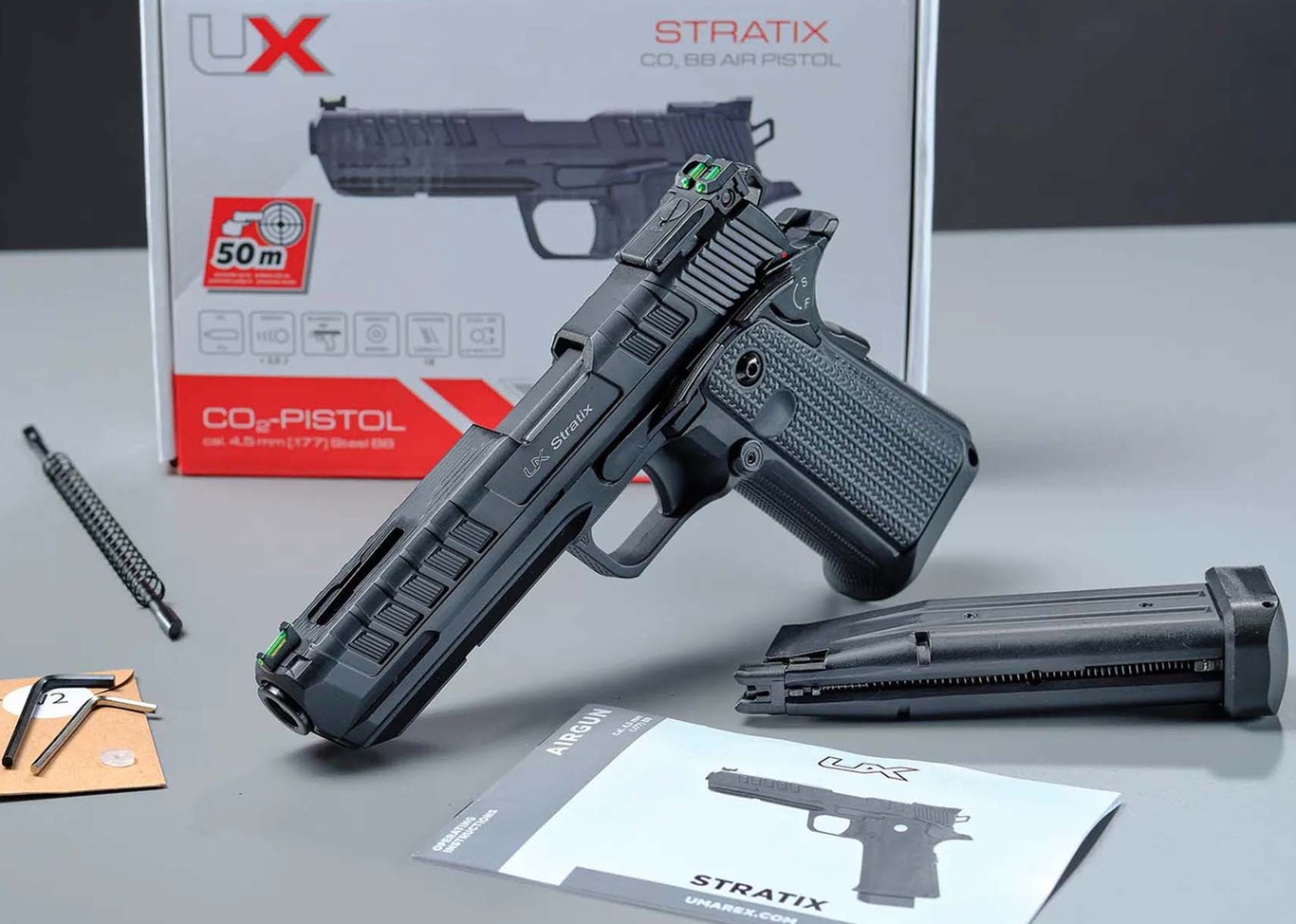 Umarex UX Stratix - 50 méterig jó CO2-os légpisztoly?