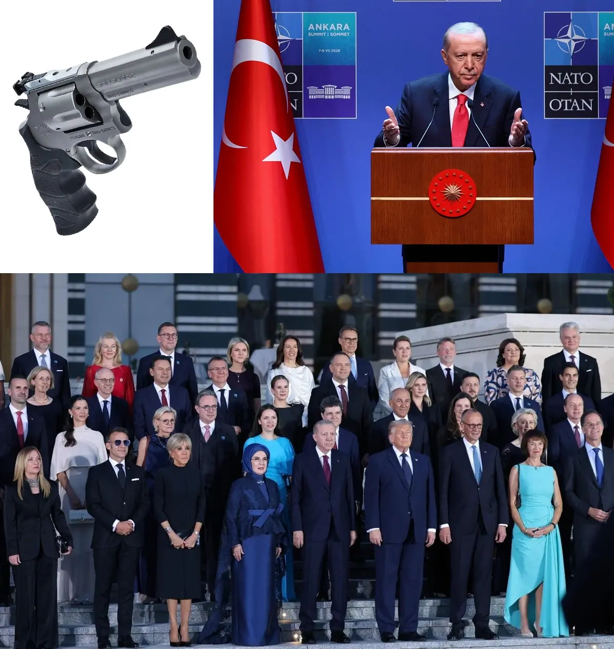 Török trollkodás: ajándék éles revolver minden NATO-vezetőnek